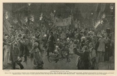 Día de Ladysmith en Pall Mall de Frederic de Haenen