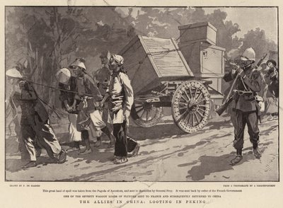 Los Aliados en China, Saqueo en Pekín de Frederic de Haenen