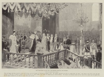 La coronación del Zar, el Emperador coronando a la Emperatriz de Frederic de Haenen
