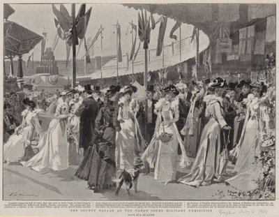 El bazar del condado en la Exposición Militar de Earl