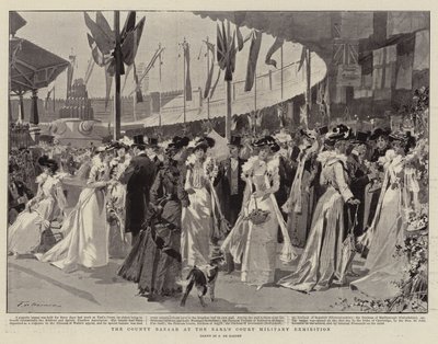 El bazar del condado en la Exposición Militar de Earl