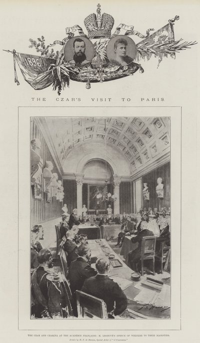 La Visita del Zar a París de Frederic de Haenen