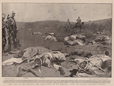 El último del Jalifa, el campo de batalla de Om Debrikat después de la victoria de Sir Francis Wingate de Frederic de Haenen