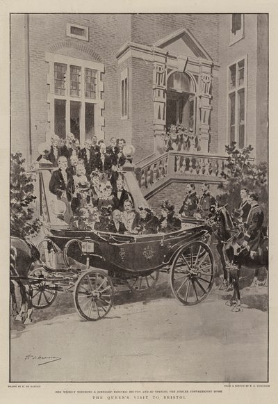 La Visita de la Reina a Bristol de Frederic de Haenen