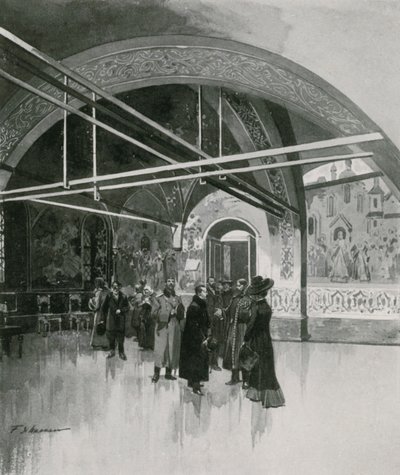 La pequeña Palata Dorada, o Sala de la Zarina, en el Kremlin de Frederic de Haenen