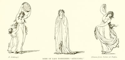Algunas de las actitudes de Lady Hamilton de Frederich Rehberg