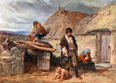 Un desahucio irlandés de Frederick (after) Goodall