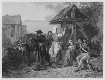 El Soldado Cansado, de la pintura en la Galería Vernon de Frederick (after) Goodall