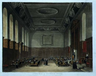 Sala de la Escuela del Colegio de Winchester, de 