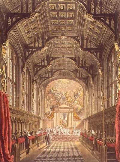 La Capilla del All Souls College, ilustración de la 