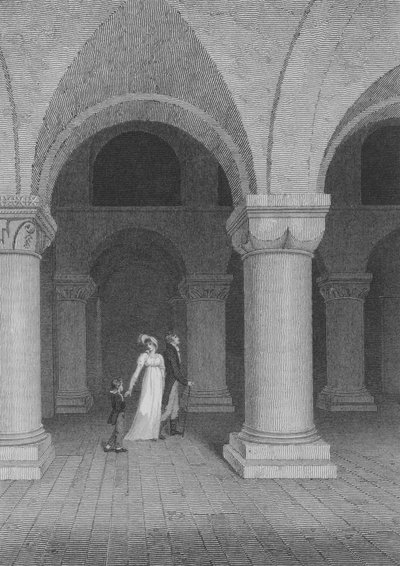 La capilla en la Torre, ahora llamada la Oficina de Registro, Londres de Frederick (after) Nash