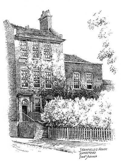 Casa Stanfield, Hampstead, Londres, 1912 de Frederick Adcock