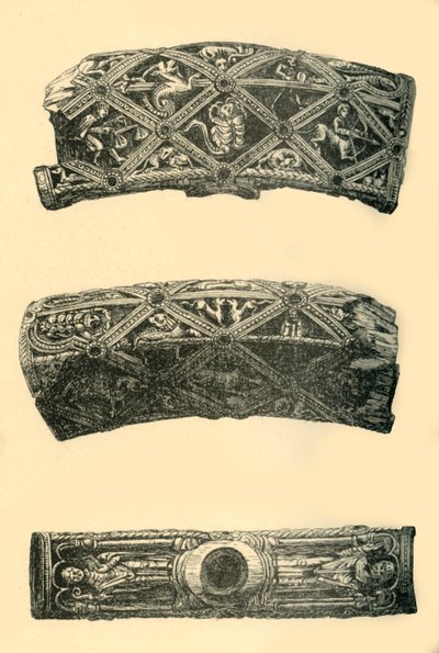 Cabeza de una cruz Tau, c1140-1150, 1881 de Frederick Albert Slocombe