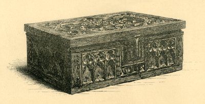 Caja de roble, siglo XIV, 1881 de Frederick Albert Slocombe