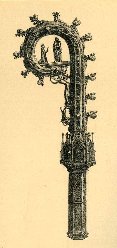 El báculo de Reichenau, 1351, 1881 de Frederick Albert Slocombe