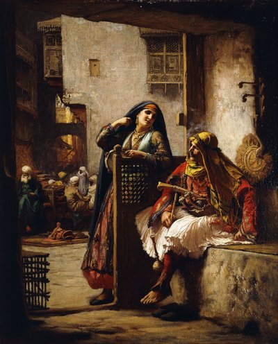 Una visita del jefe de Frederick Arthur Bridgman