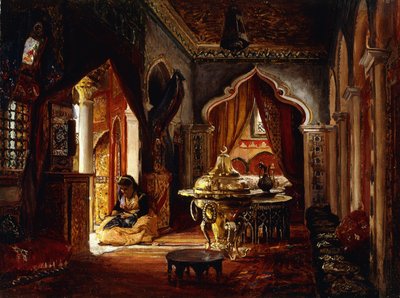 Dentro del serrallo, 1879 de Frederick Arthur Bridgman