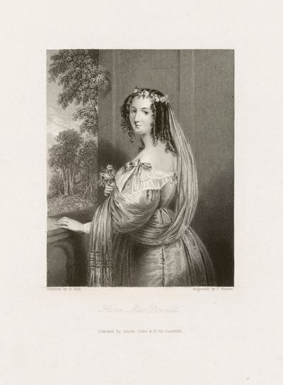 Flora MacDonald, c.1850 (grabado) de Frederick Bacon