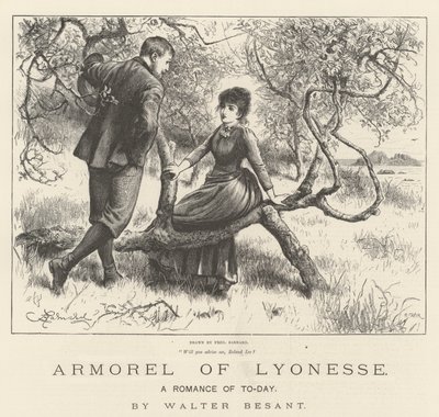 Armorel de Lyonesse, un romance de hoy, por Walter Besant de Frederick Barnard