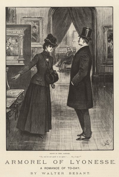 Armorel de Lyonesse, Un romance de hoy, por Walter Besant de Frederick Barnard
