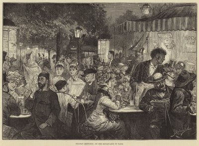 Bocetos de vacaciones, en los bulevares de París de Frederick Barnard