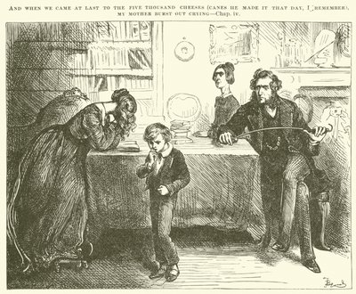 Ilustración para David Copperfield de Frederick Barnard
