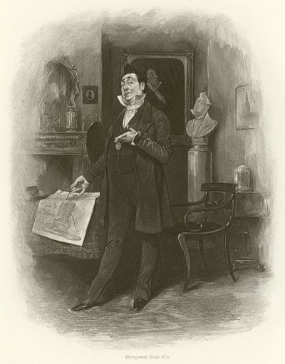 Sr. Pecksniff de Frederick Barnard