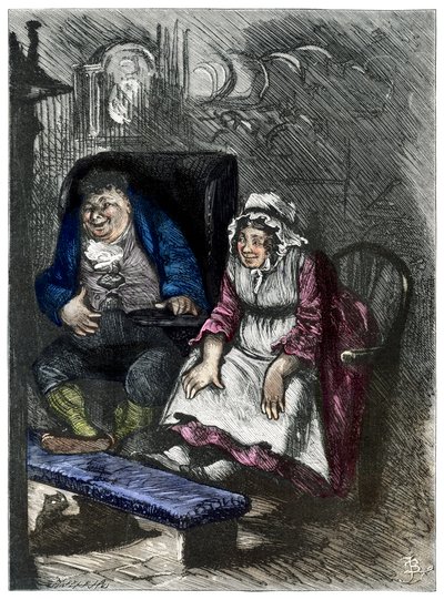 Las campanadas de Charles Dickens de Frederick Barnard