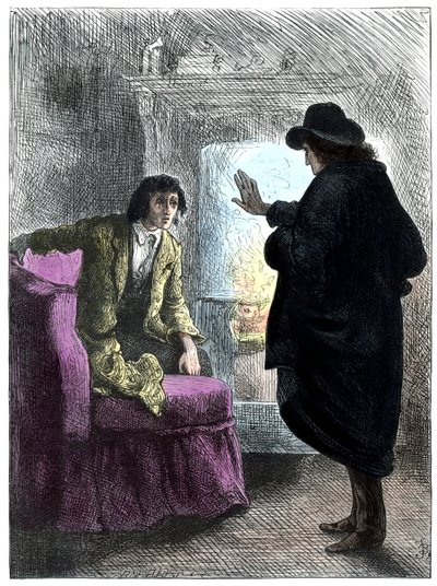 El hombre embrujado de Charles Dickens de Frederick Barnard