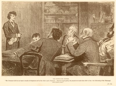 El editor de periódicos de Frederick Barnard