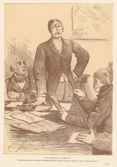 El director ornamental de Frederick Barnard