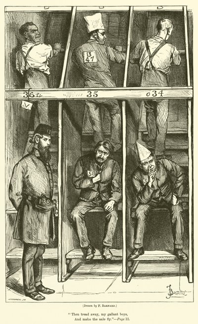 La canción de la Tredmill de Frederick Barnard