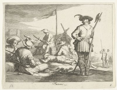 el mes de junio Junius (título sobre el objeto) Los meses del año (título de la serie) de Frederick Bloemaert