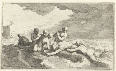 Héroe a Leander de Frederick Bloemaert