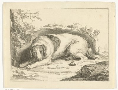 spaniel Cuaderno de dibujo de Abraham Bloemaert (título de la serie) de Frederick Bloemaert