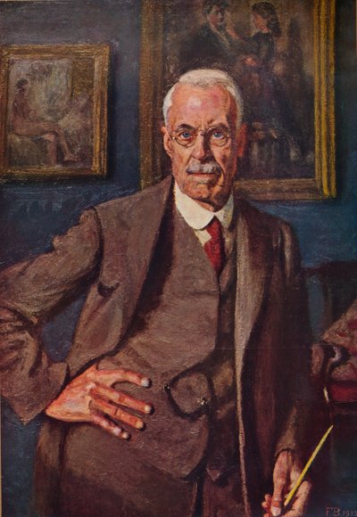 Retrato del Artista de Frederick Brown