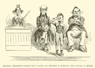 Daniel Webster no podía ponerse de pie ante una escuela y pronunciar una palabra de Frederick Burr Opper