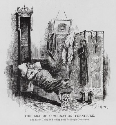 Mueble combinado polivalente (grabado) de Frederick Burr Opper