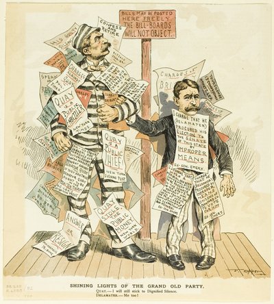Luces brillantes del Grand Old Party de Frederick Burr Opper
