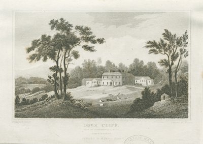 Burton-upon-Trent - Dove Cliff (grabado) de Frederick Calvert