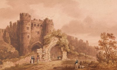 Castillo de Carisbrook, Isla de Wight de Frederick Calvert