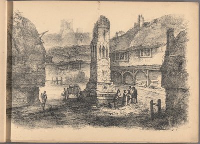 One of A Series of Sixty Sketches of Cottages. Londres, 1825. de Frederick Calvert