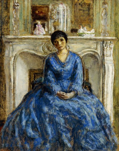 El Vestido Azul de Frederick Carl Frieseke