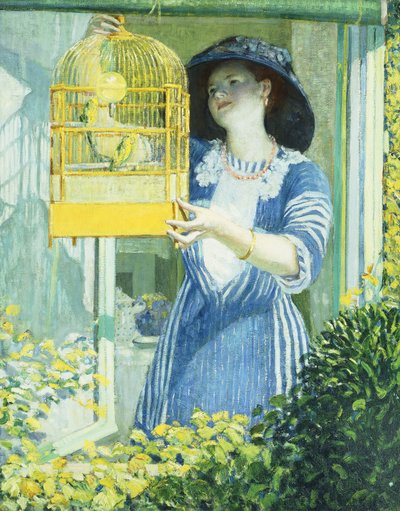 La ventana abierta de Frederick Carl Frieseke