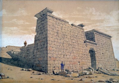 Templo, Nubia, Egipto, 1824 de Frederick Catherwood