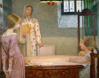 Una noche de invierno de Frederick Cayley Robinson