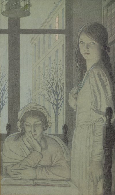 Interior - Noche, 1915 de Frederick Cayley Robinson