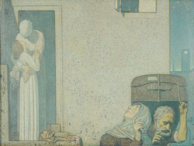 La Despedida, c.1907 de Frederick Cayley Robinson