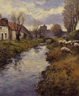 A orillas del Loing, Montigny de Frederick Charles Vipont Ede