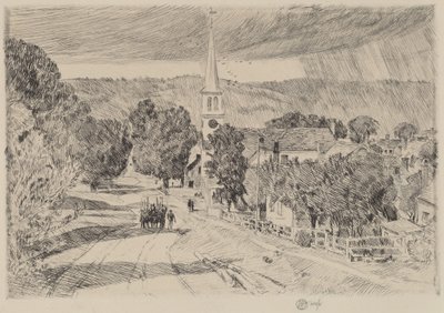 Un pueblo de Vermont de Frederick Childe Hassam